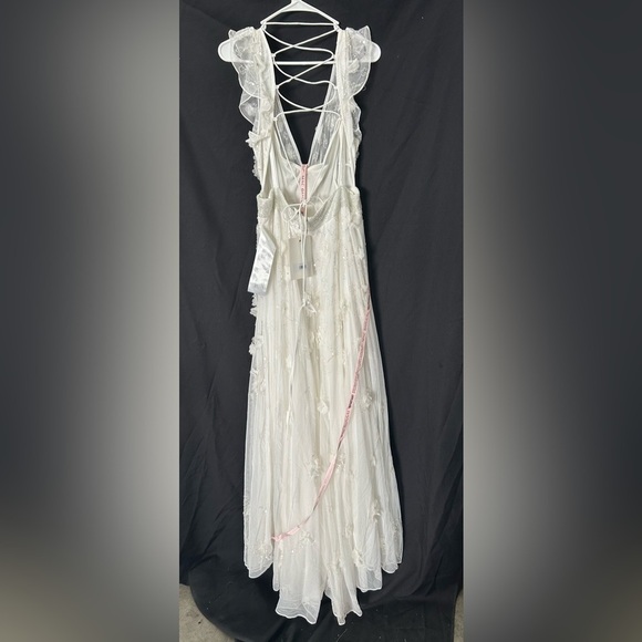 MAC DUGGAL 70275 NWT Embellished Lace Up Flowy Gown - Picture 5 of 7